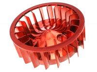 Turbine STR8 Oversize, Minarelli horizontal Air, rouge Turbine STR8 Oversize, Minarelli horizontal Air, rouge