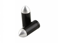 Bouchons de vavles STR8 Bullet, (1 paire), noir