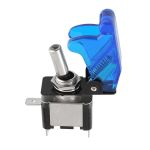 Coupe circuit "KILL SWITCH", type NOS, LED bleu, capuchon bleu transparent