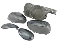 Blinkergläser und Rüchlicht STR8, MBK Ovetto / Yamaha Neos, schwarz Blinkergläser und Rüchlicht STR8, MBK Ovetto / Yamaha Neos, schwarz