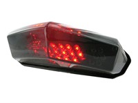 Rücklicht STR8 Black-Line LED, inkl. Blinkerfunktion, universal, mit E-Prüfzeichen