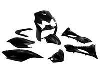 Kit carrosserie STR8, MBK Mach-G / Yamaha Jog-R, 9pcs, noir Kit carrosserie STR8, MBK Mach-G / Yamaha Jog-R, 9pcs, noir