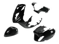 Kit carrosserie 8pcs STR8 Piaggio ZIP SP2, noir Kit carrosserie 8pcs STR8 Piaggio ZIP SP2, noir