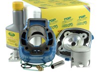 Kit cylindre TOP Performances Due Plus Racing 70cc Piaggio H2o/LC (culot de bougie long) Kit cylindre TOP Performances Due Plus Racing 70cc Piaggio H2o/LC (culot de bougie long)