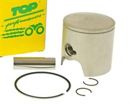 Piston complet TOP Performances 48mm Due Plus Racing 70cc, scooter 50cc 2T Piaggio H2o/LC (Runner, NRG etc...)