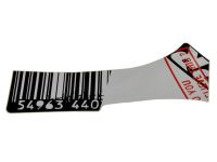 Autocollant passage de roue droit, scooter TBG Bullet RS 2T, blanc Autocollant passage de roue droit, scooter TBG Bullet RS 2T, blanc
