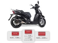 Auspuffanlage Yasuni EVO4 Black Edition, Kymco People GTi 125cc 4T