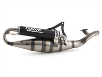 Pot YASUNI Scooter R silencieux alu noir Minarelli horizontal Pot YASUNI Scooter R silencieux alu noir Minarelli horizontal