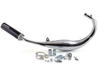 Auspuffanlage VOCA Chromed 50cc / 70cc Minarelli AM6 Endschalldämpfer schwarz Auspuffanlage VOCA Chromed 50cc / 70cc Minarelli AM6 Endschalldämpfer schwarz