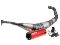 Auspuffanlage VOCA Warrior 50cc / 70cc Derbi Senda Endschalldämpfer rot Auspuffanlage VOCA Warrior 50cc / 70cc Derbi Senda Endschalldämpfer rot