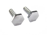 Set de visserie M8x25mm, chromées, haut de fourche, vélomoteurs Puch Set de visserie M8x25mm, chromées, haut de fourche, vélomoteurs Puch