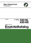 Ersatzteilkatalog Puch X30 NS / NL (CH)