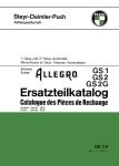 Catalogue de pièces détachées Puch Allegro GS 1, GS 2, GS 2G Catalogue de pièces détachées Puch Allegro GS 1, GS 2, GS 2G