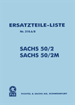 Liste des pièces de rechange (en allemand), vélomoteurs SACHS 50/2 et 50/2M