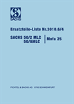 Liste des pièces détachées Sachs 50/2 MLC, 50/AMLC et Mofa 25