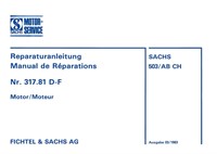 Werkstatthandbuch Sachs 503/AB CH Motor