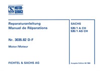 Werkstatthandbuch Sachs 503/1A und 503/1AS CH Motor