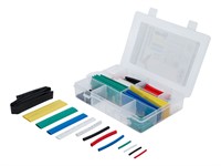Assortiement de gaines thermo-rétractable 171pcs en cassette Assortiement de gaines thermo-rétractable 171pcs en cassette