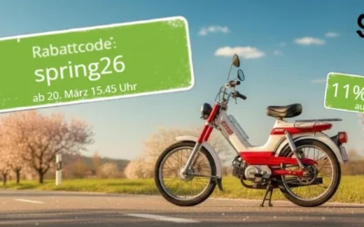 Scooti gönnt Frühlingsgfühl: Zum Saisonauftakt 11% Rabatt!