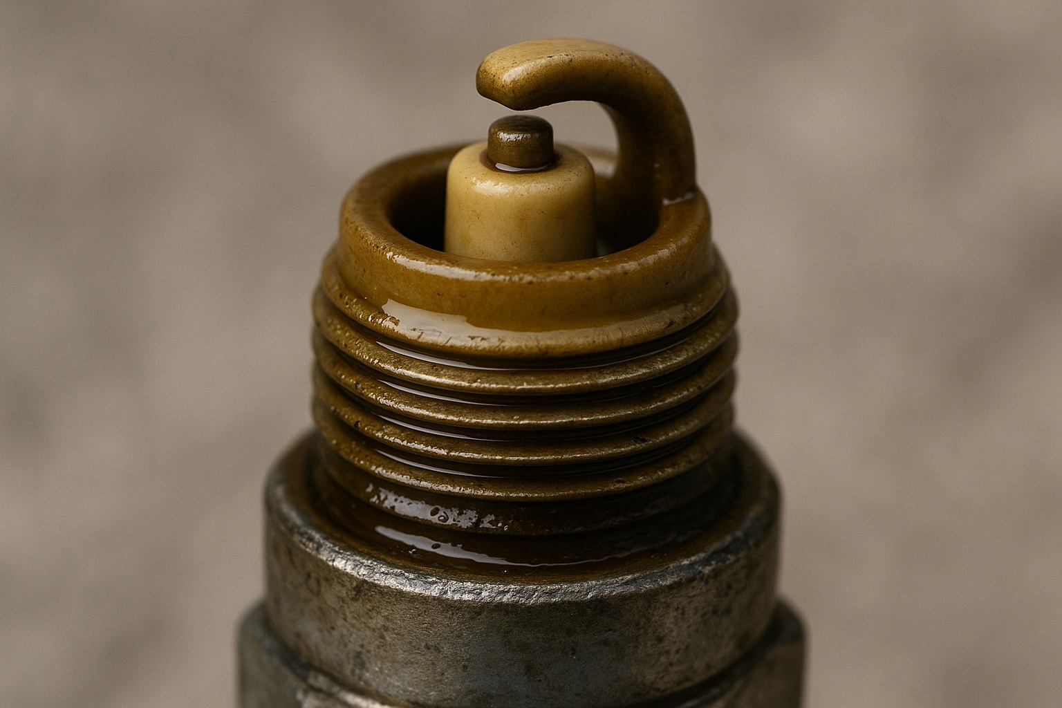 ChatGPT Image ölige Zündkerze