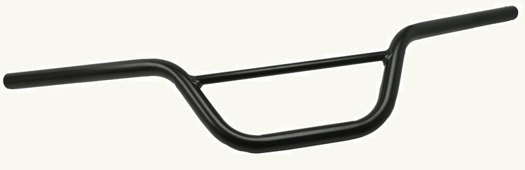 Guidon cross 72 cm noir