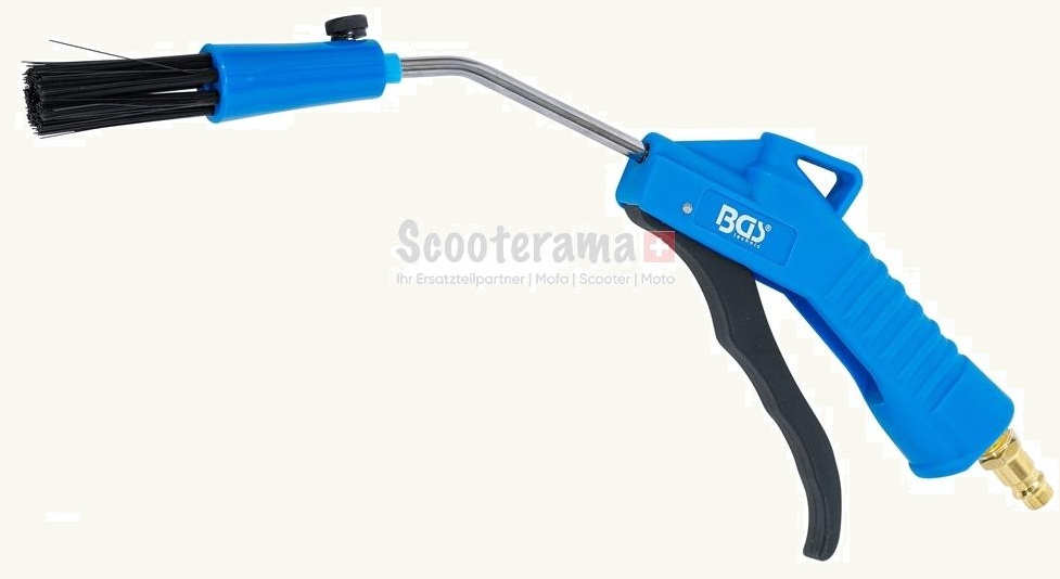 Druckluft Ausblaspistole mit Pinsel