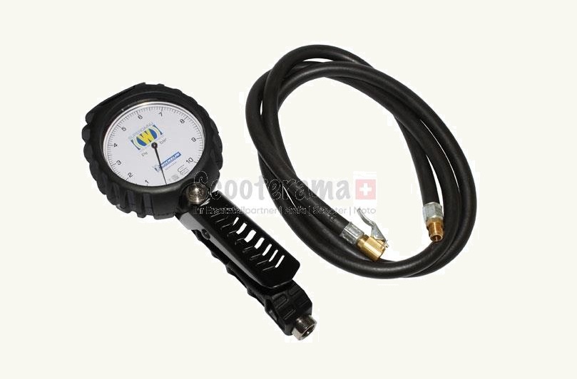 Druckluft Manometer Michelin Top Qualität - Mofa Reifen aufziehen