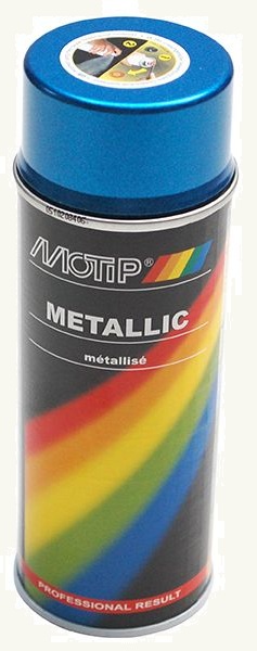 Peinture en spray métallisée bleue 400 ml | Peinture acrylique à séchage rapide avec effet métallique