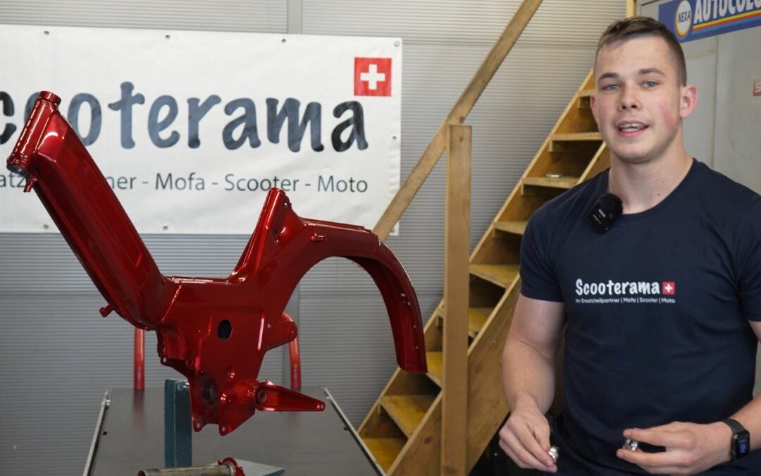 Peindre un vélomoteur