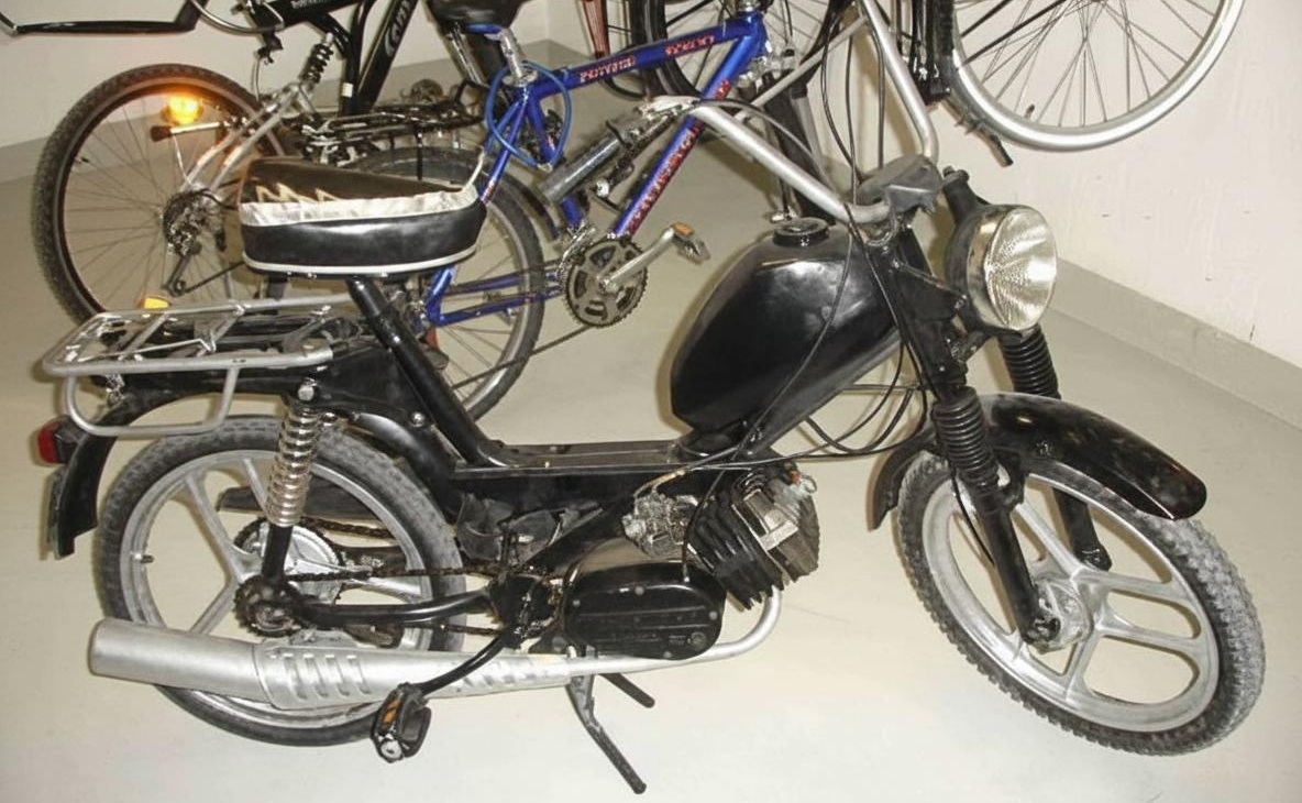 Neueres Modell. Typ GTX, mit Sachs-503-Motor, einem automatischen 2-Gang-Getriebe und einem Katalysatorauspuff
