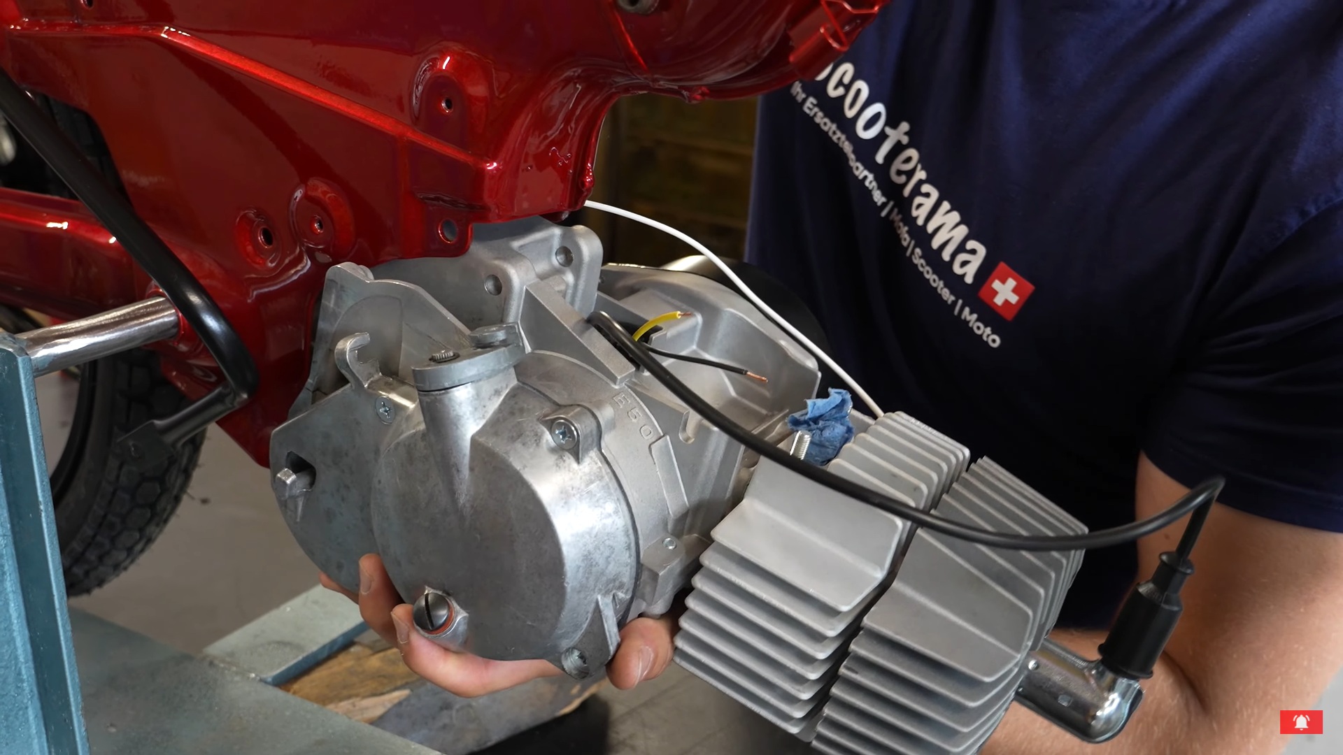 Puch E50 Motor Einbau oder Ausbau Mofa-Zylinder-Wechseln