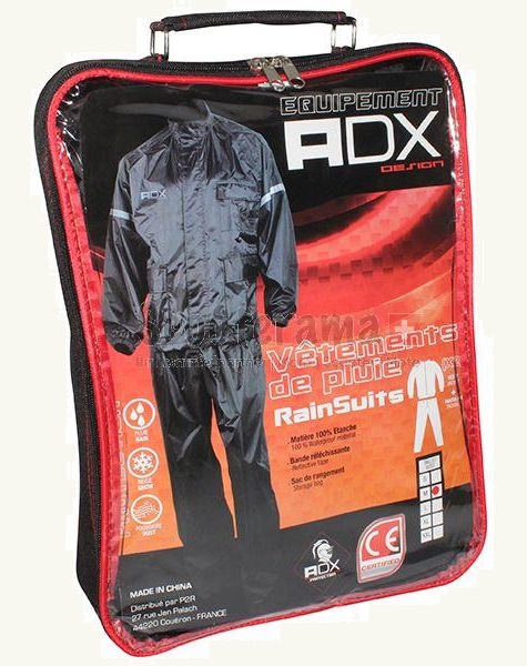 Regenschutz-ADX-Eco-schwarz-2-teilig-Groesse-XL