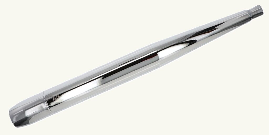 Resonanz Auspuff der Marke Akoa. Sehr schön verchromt und perfekt verarbeitet!