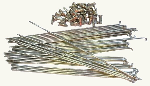 Jeu de rayons, Ø 2,6 x 178 mm, roue avant, Piaggio Ciao Jeu de rayons, Ø 2,6 x 178 mm, roue avant, Piaggio Ciao