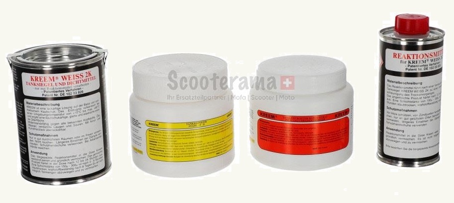 Tankversiegelung Set 1W Kreem weiss