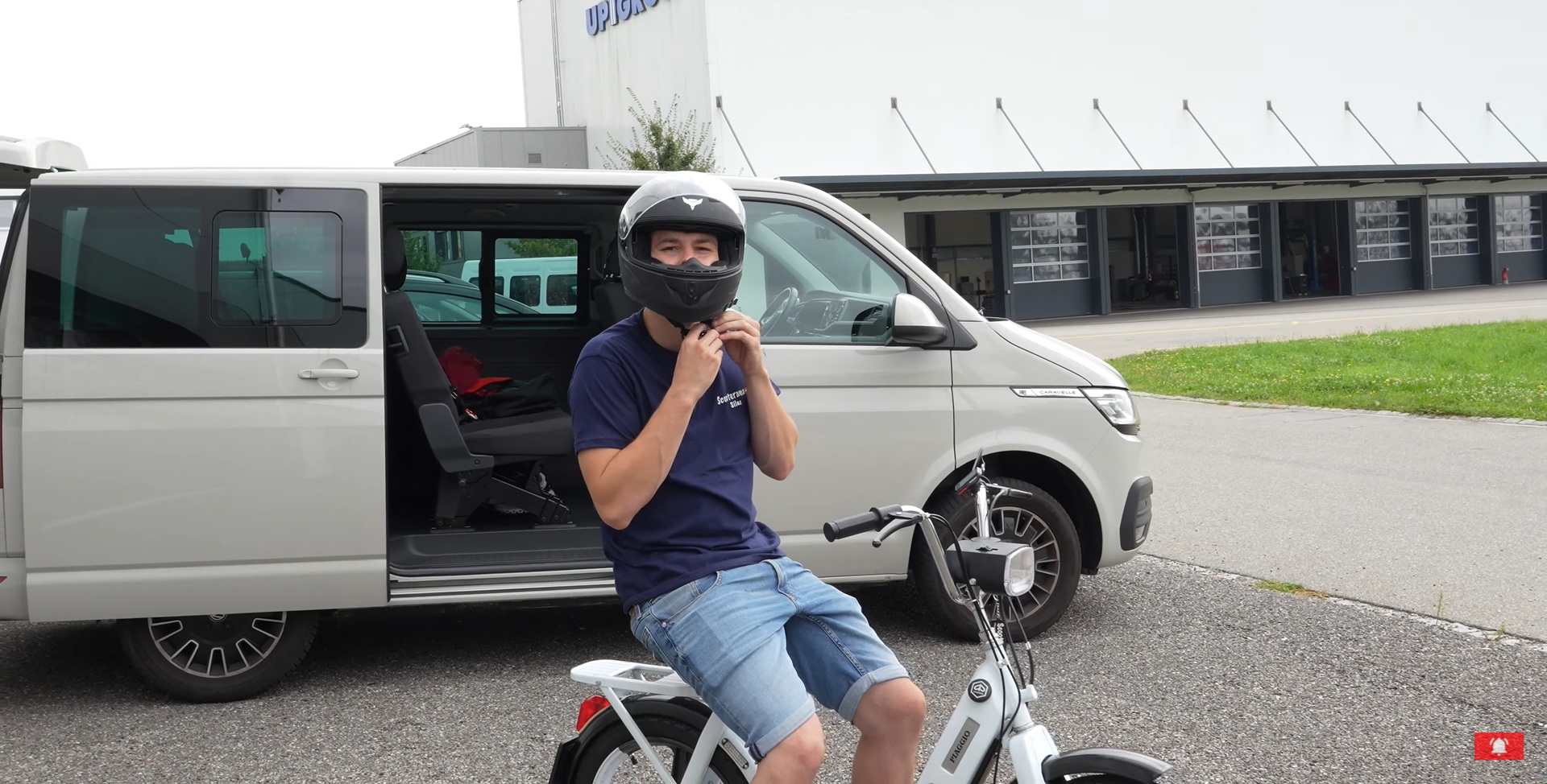Töfflihelm - Piaggio Motor mit DR 38,4 Zylinder