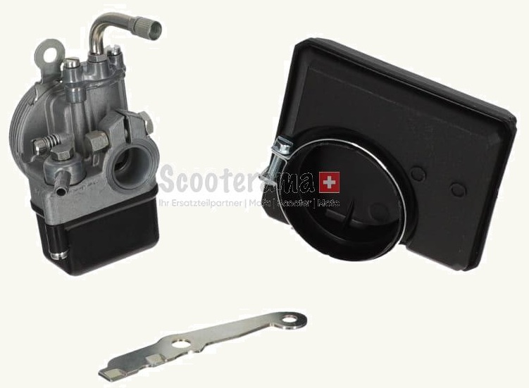 Vergaser Dellorto 13/13 Piaggio Bravo, Superbravo, inkl. Luftfilter Malossi