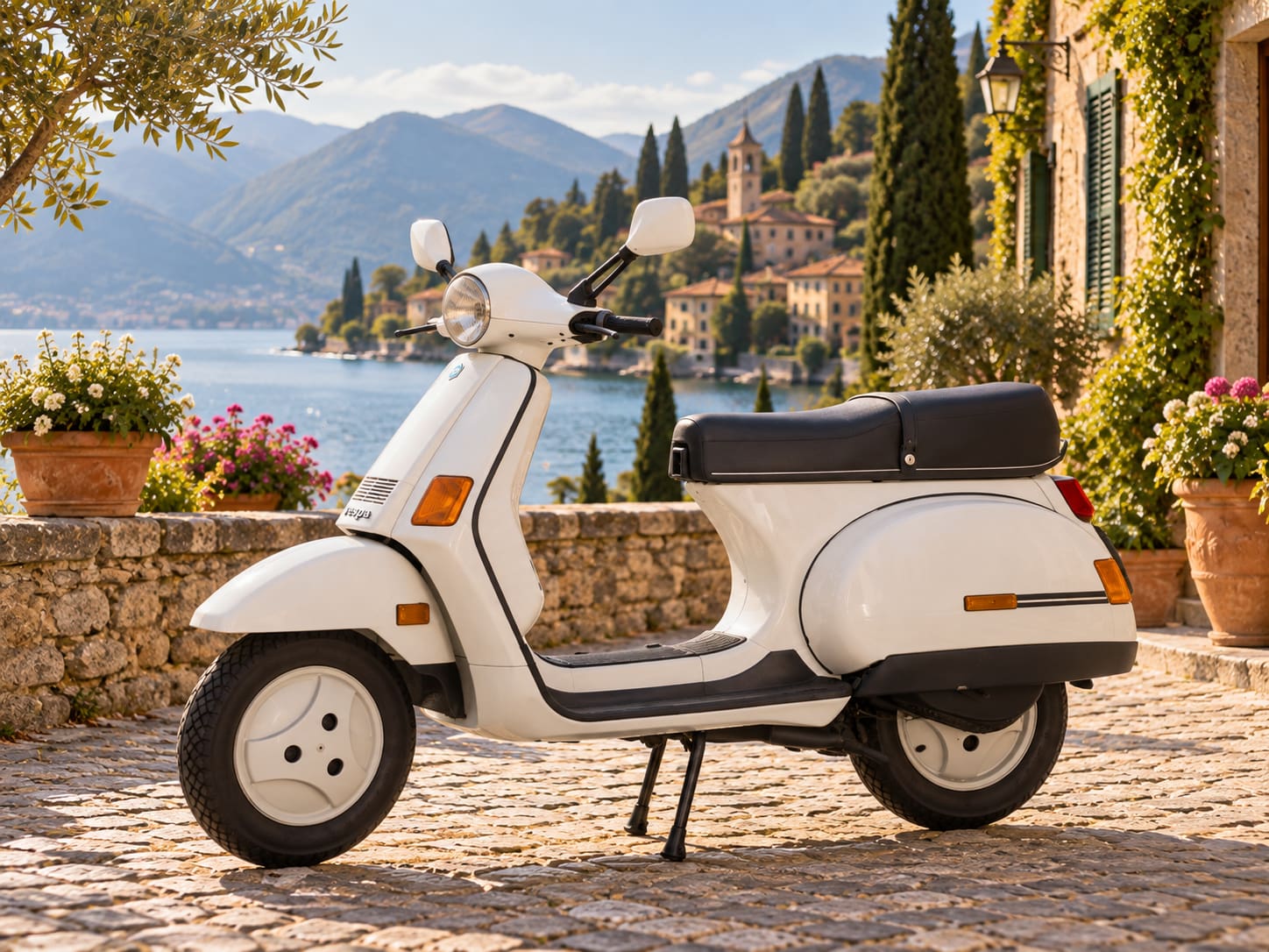 Vespa Cosa vue de côté Vespa Cosa vue de côté