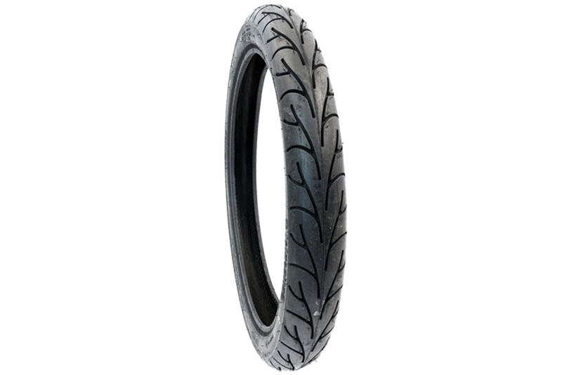 Ein Alpa Chopper nutzt etwas breitere Reifen als andere Mofas und hat dadurch eine sattere Strassenlage. Pneu Continental ContiGo 2 3/4 - 16