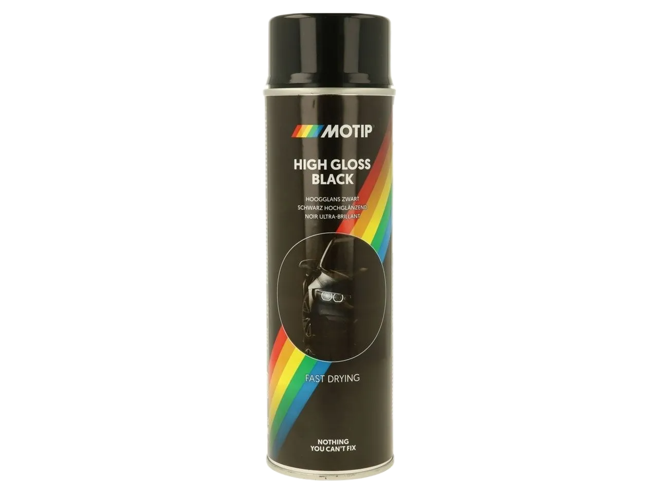 Schwarz ist für den klassischen Bobber-Style Farbe genug, vor allem in matter Ausführung. Farbspray Schwarz Matt Universallack 500ml