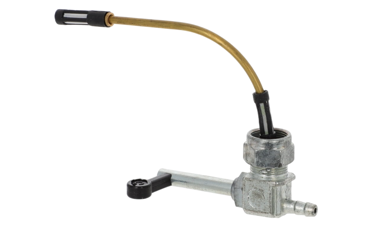 Wenn das Mofa vor allem bei Vollgas fehlzündet prüft man zuerst die Benzinzufuhr. Bspw. kann Schmutz im Benzinhahn die Ursache sein. Benzinhahn 90° Vollguss «M16 x 1mm» Pony GP30 / universal