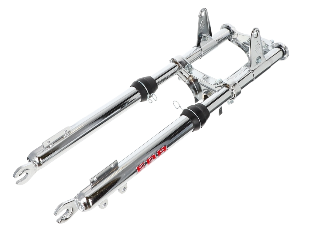 EBR Gabel verstärkt Chrom (Mit Befestigung für Scheibenbremse)