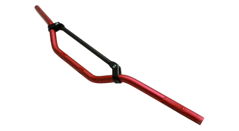 Crosslenker aluminium mit Strebe, rot eloxiert 81cm