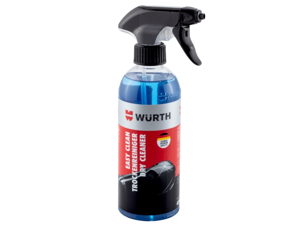 Für die Reinigung von deiner Perle reicht ein Eimer Wasser, ein weicher Schwamm, ein milder Mofa-Reiniger und ein Mikrofasertuch. Würth Easy Clean Trockenreiniger