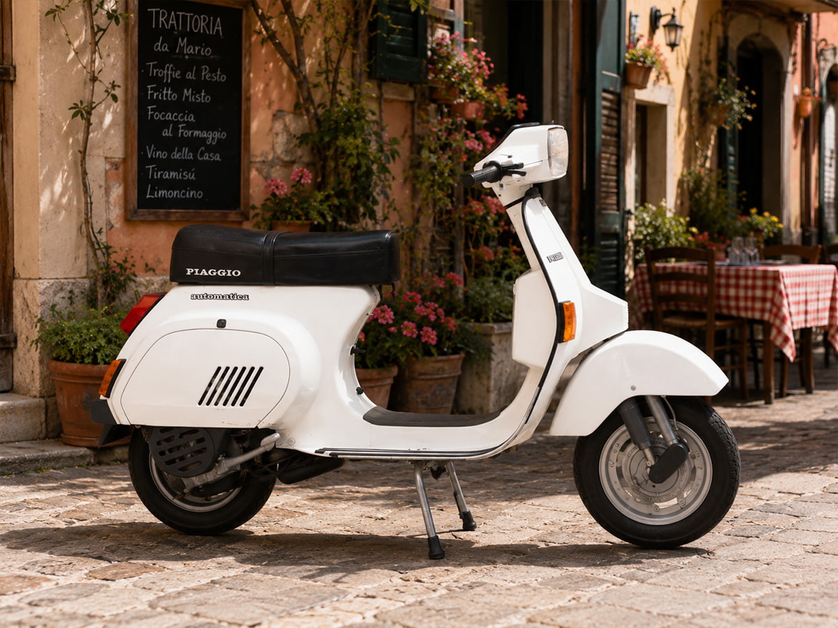 Vespa PK 125 ETS, la variante sportive de la série PK