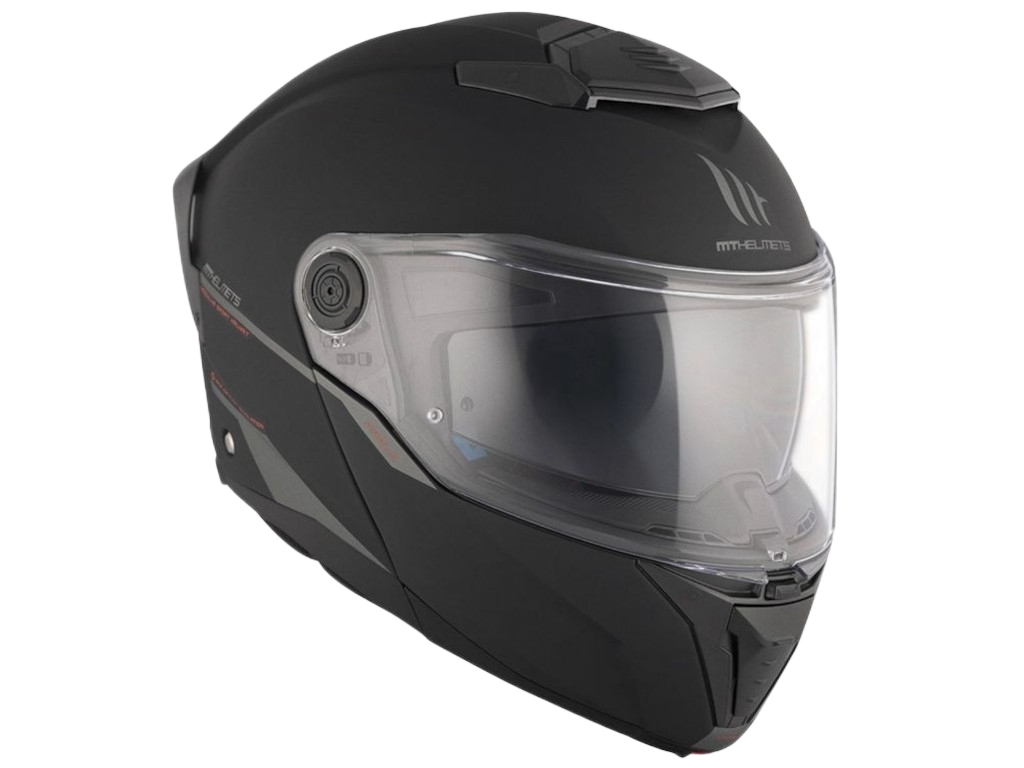 Helm MT ATOM 2 SV (Klapphelm) schwarz matt Doppelvisier (Grösse S)